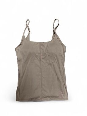 Lululemon Contour ‘ Straight Strap ‘ Close-to-Body Tan Tank Top